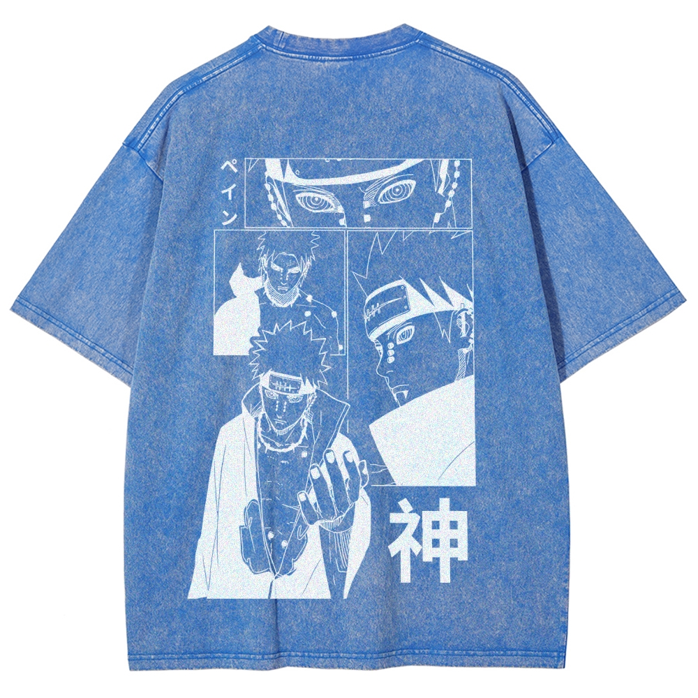 Naruto Unisex Fit Washed T-Shirt 2509012213-Coordom