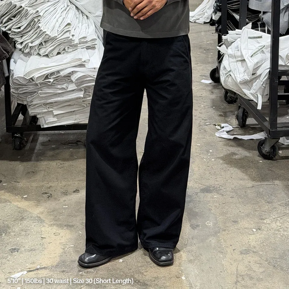 SHIBUYA WIDELEG CHINO PANTS-Coordom