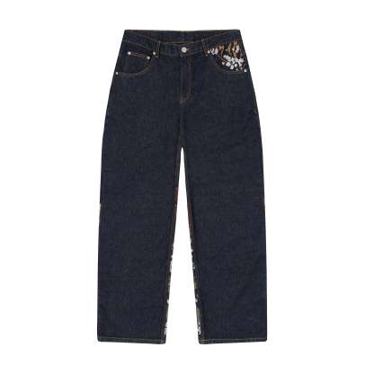 "yakuza" raw Denim blue-Coordom