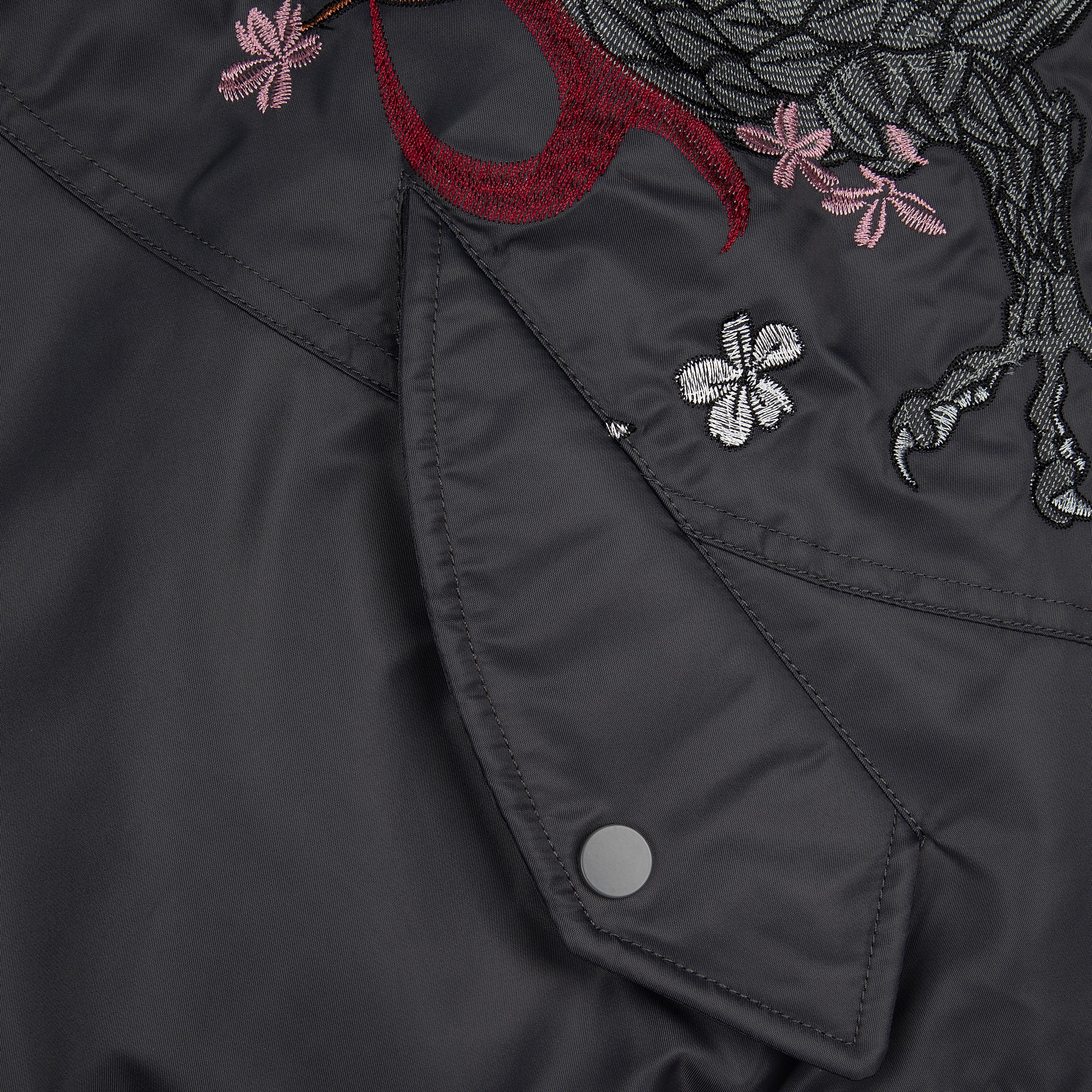 "yakuza v2" bomber Jacket dark grey-Coordom