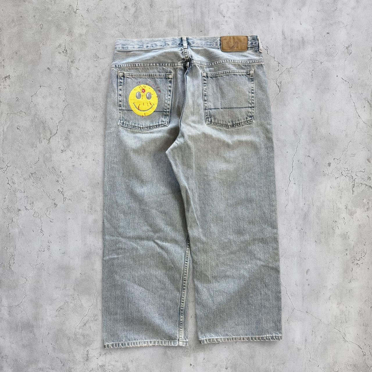 (36X30) Smiley shot baggy jeans-Coordom