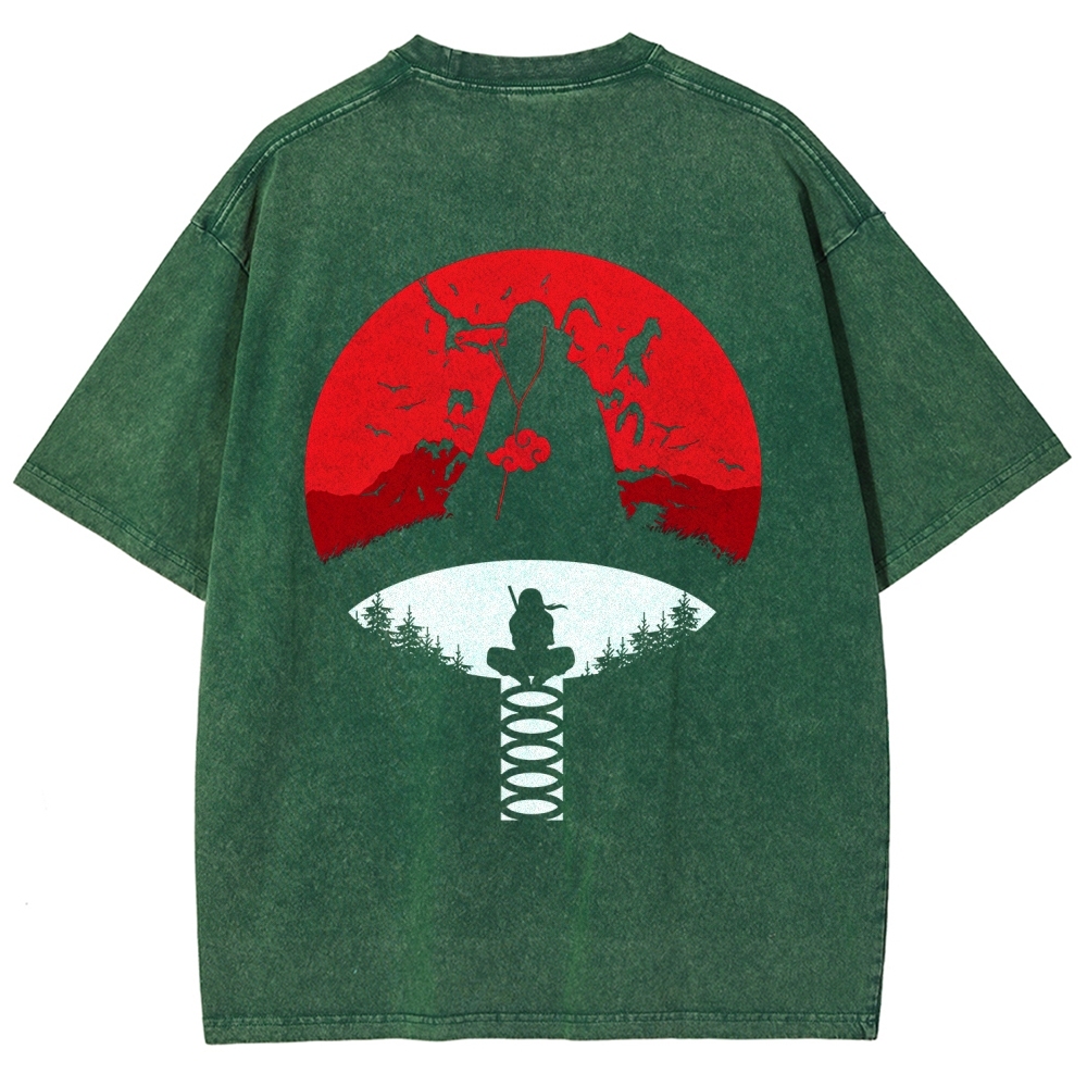 Naruto Unisex Fit Washed T-Shirt 2508023391-Coordom