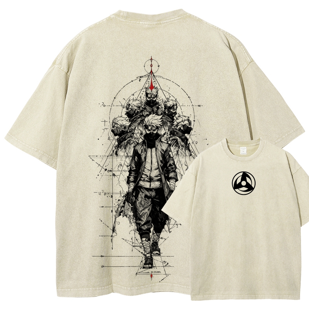 Naruto Unisex Fit Washed T-Shirt 2508017087-Coordom