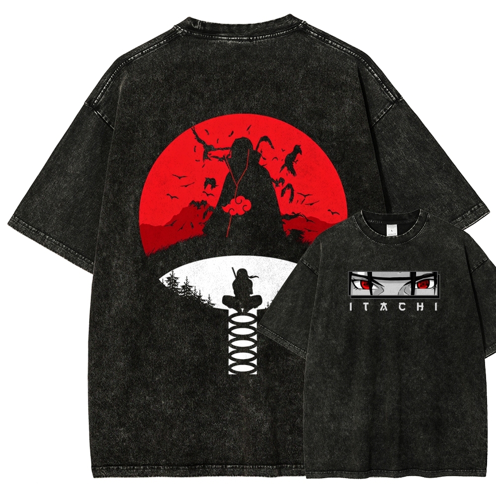 Naruto Unisex Fit Washed T-Shirt 2508023391-Coordom