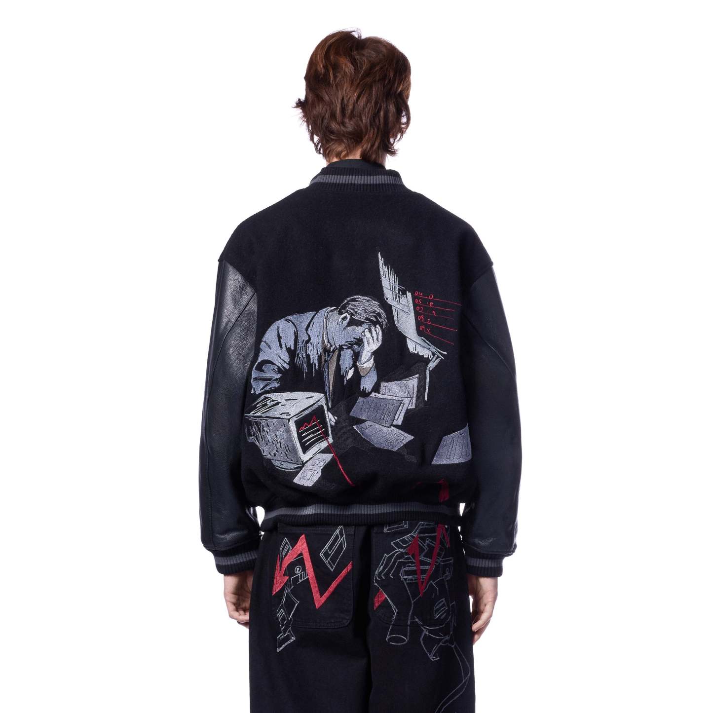 "wall street" varsity Jacket-Coordom