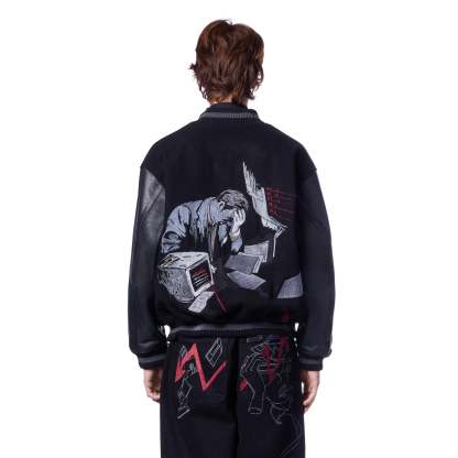 "wall street" varsity Jacket-Coordom
