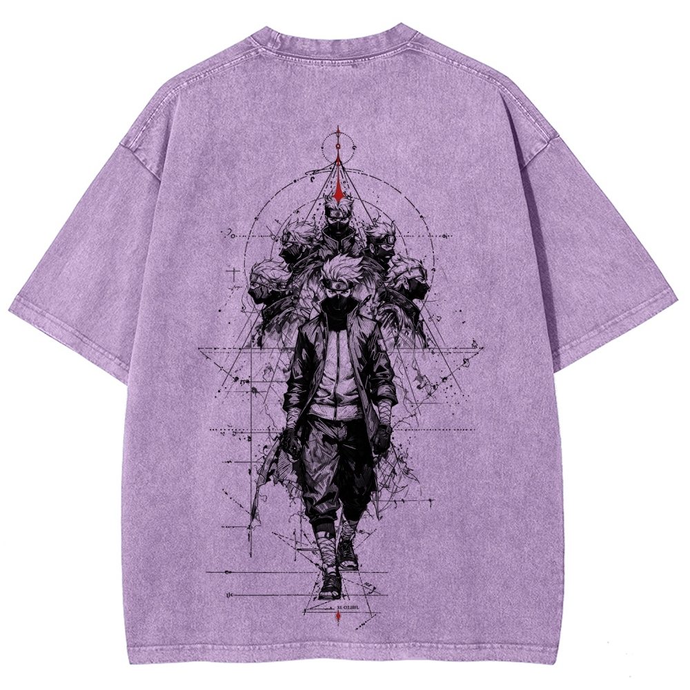 Naruto Unisex Fit Washed T-Shirt 2508017087-Coordom