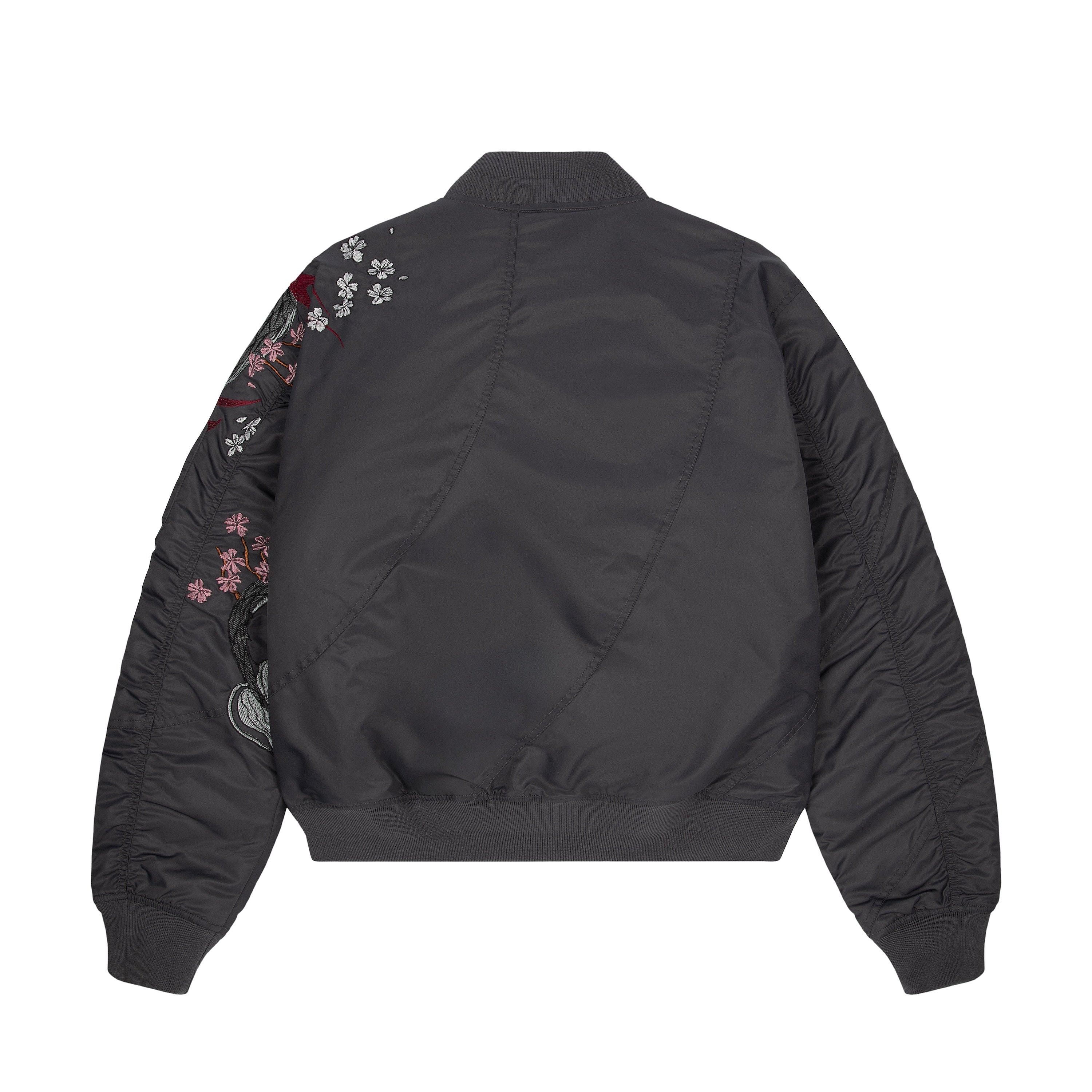 "yakuza v2" bomber Jacket dark grey-Coordom