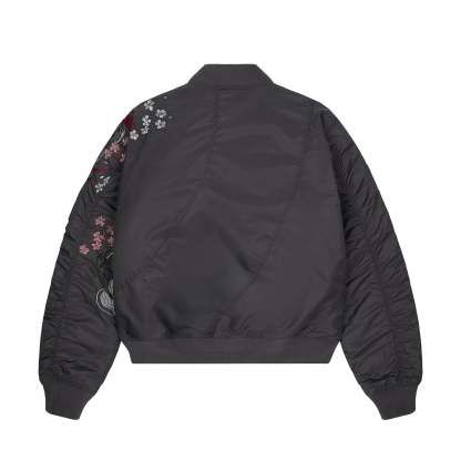 "yakuza v2" bomber Jacket dark grey-Coordom