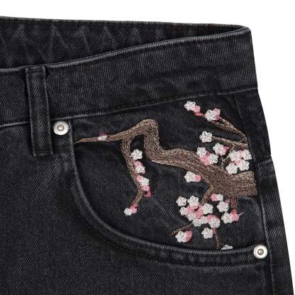 "blossom v2" patchwork Denim black-Coordom