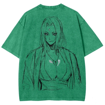 Naruto Unisex Fit Washed T-Shirt 2504009774-Coordom