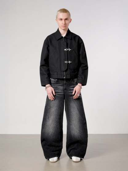 FATIGUE JACKET - BLACK-Coordom