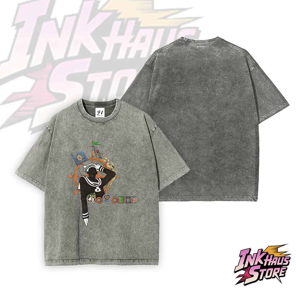 Josuke Higashikata  Jojolion JoJo's Bizarre Adventure Part 8: The Gospel of JoJo Short Sleeve Cotton Unisex Retro Wash Tee-Coordom