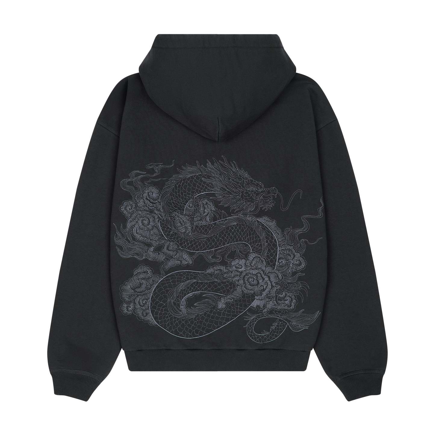 "yakuza v2" Zip Up grey-Coordom