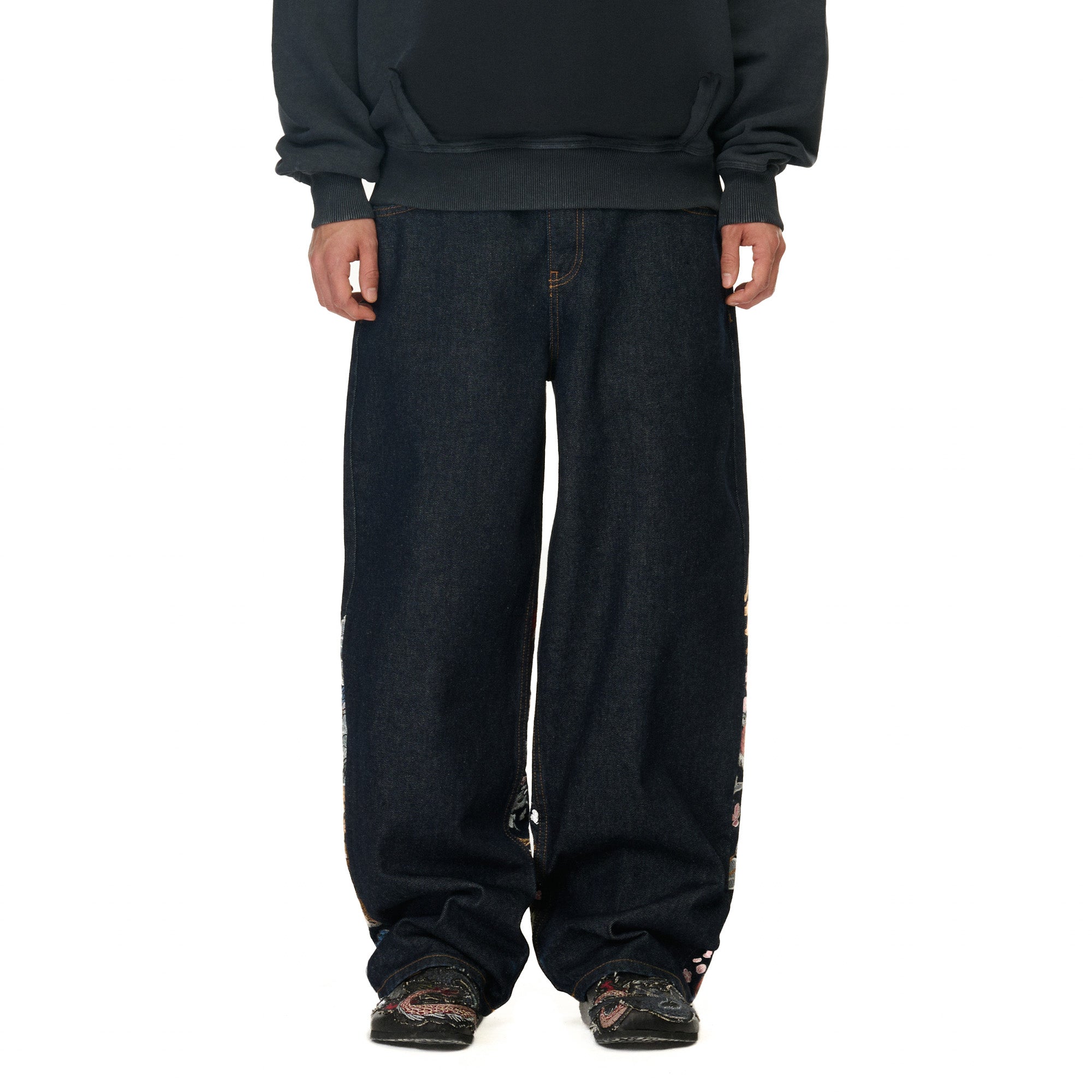 "yakuza" raw Denim blue-Coordom