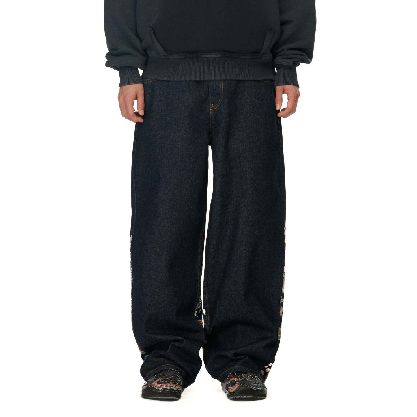 "yakuza" raw Denim blue-Coordom