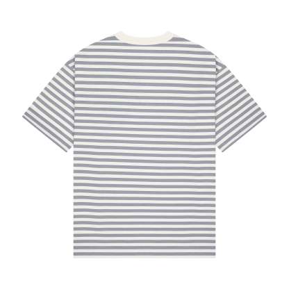 "koi" T Shirt grey striped-Coordom