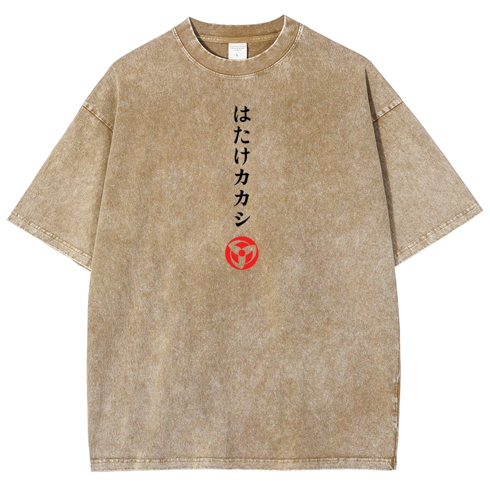 Naruto Unisex Fit Washed T-Shirt 2511024505-Coordom