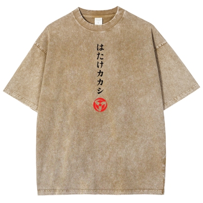Naruto Unisex Fit Washed T-Shirt 2511024505-Coordom