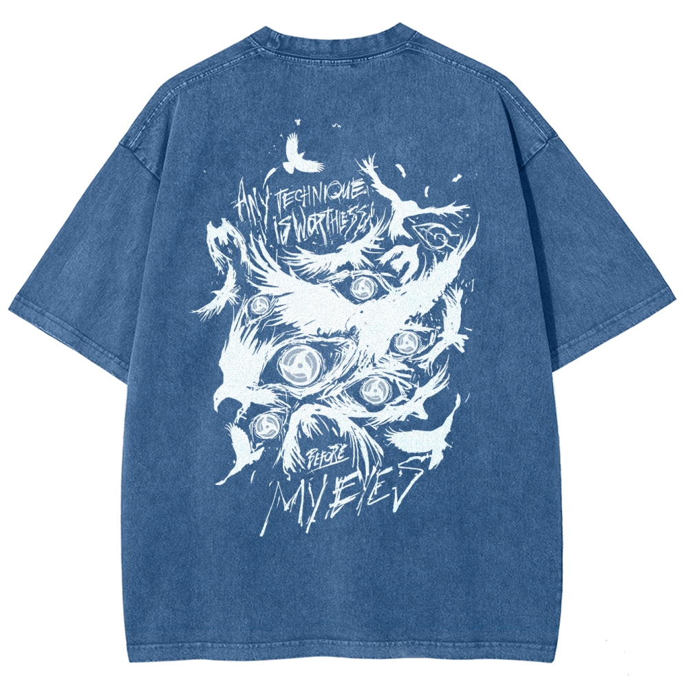 Naruto Unisex Fit Washed T-Shirt-Coordom