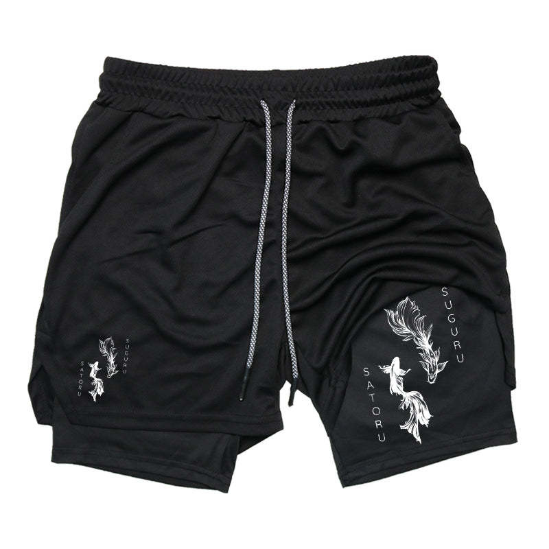 Geto x Gojo Gym Shorts-Coordom