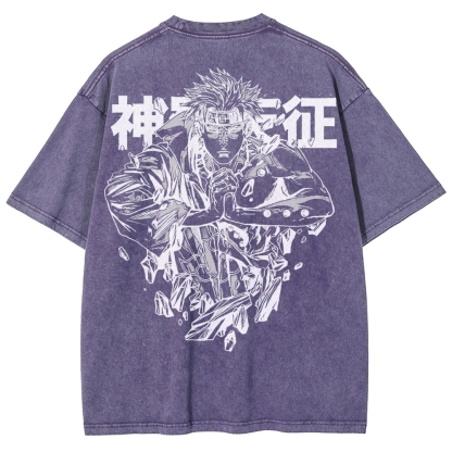 Naruto Unisex Fit Washed T-Shirt 2502003593-Coordom