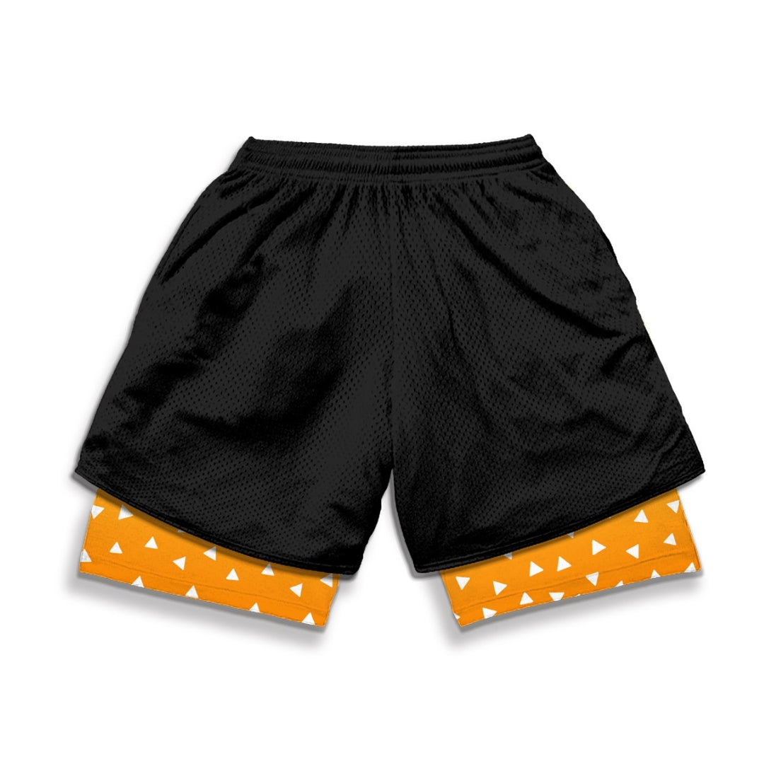 Zenitsu Gym Shorts-Coordom