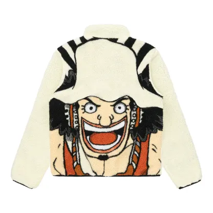 USOPP REVERSIBLE SHERPA FLEECE JACKET-Coordom