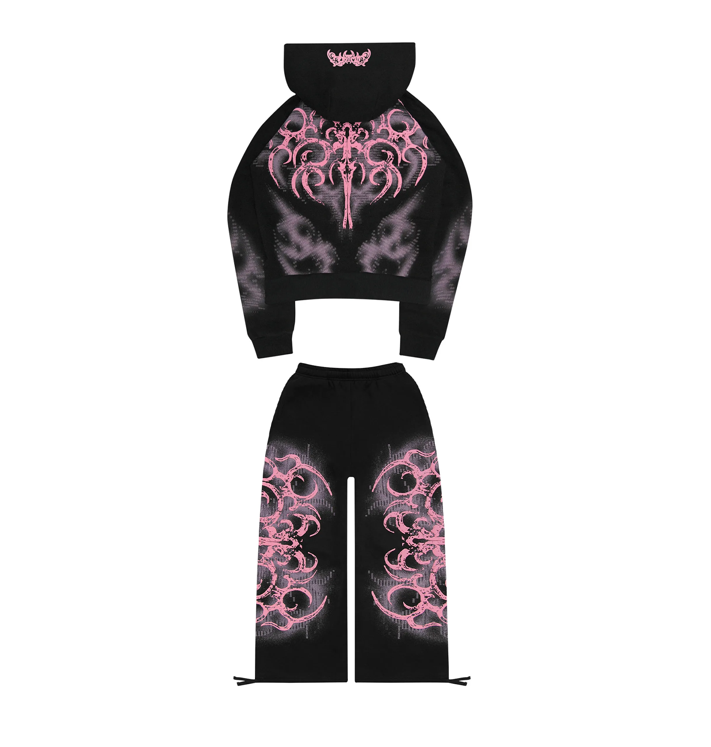 EUPHORIA PUFF PRINT OVERSIZED SET-Coordom