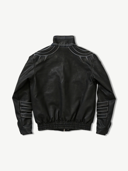 Obsidian Devil Hunter Leather Jacket | Devil May Cry Streetwear-Coordom
