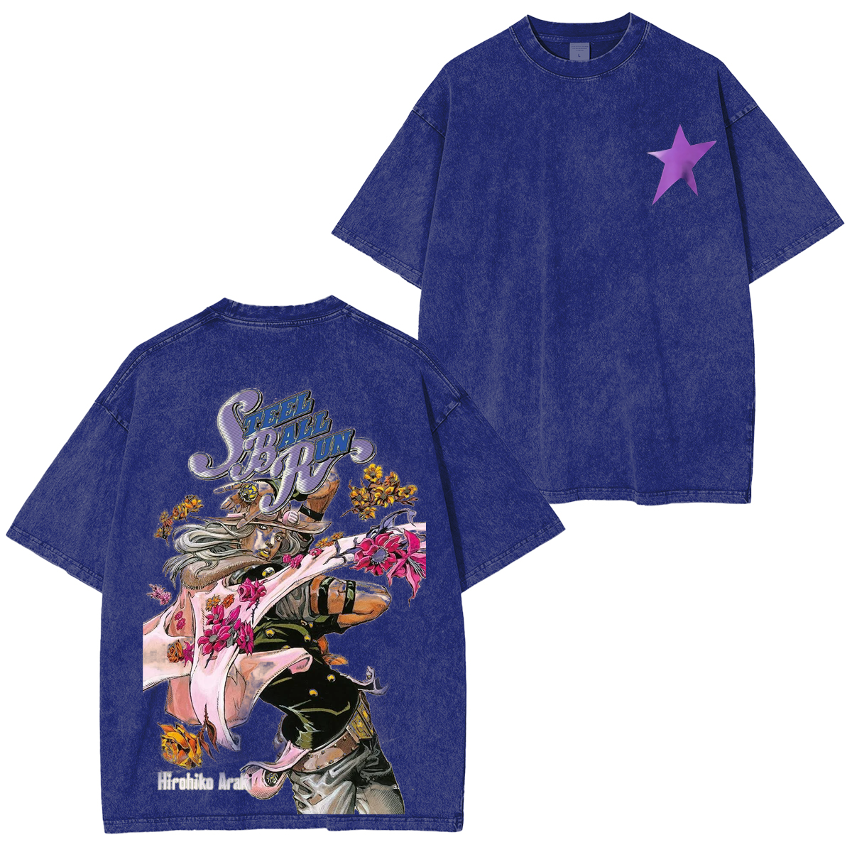 JoJo's Bizarre Adventure Washed T-shirt/Crewneck/Hoodie-Coordom