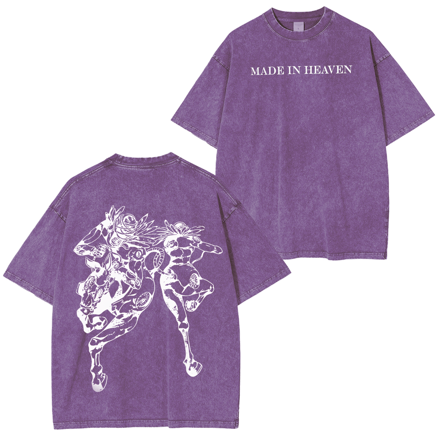 JoJo's Bizarre Adventure: Steel Ball Run Vintage Unisex Washed T-Shirt-Coordom