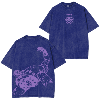 JoJo's Bizarre Adventure Diamond is Unbreakable Vintage Unisex Washed T-Shirt-Coordom