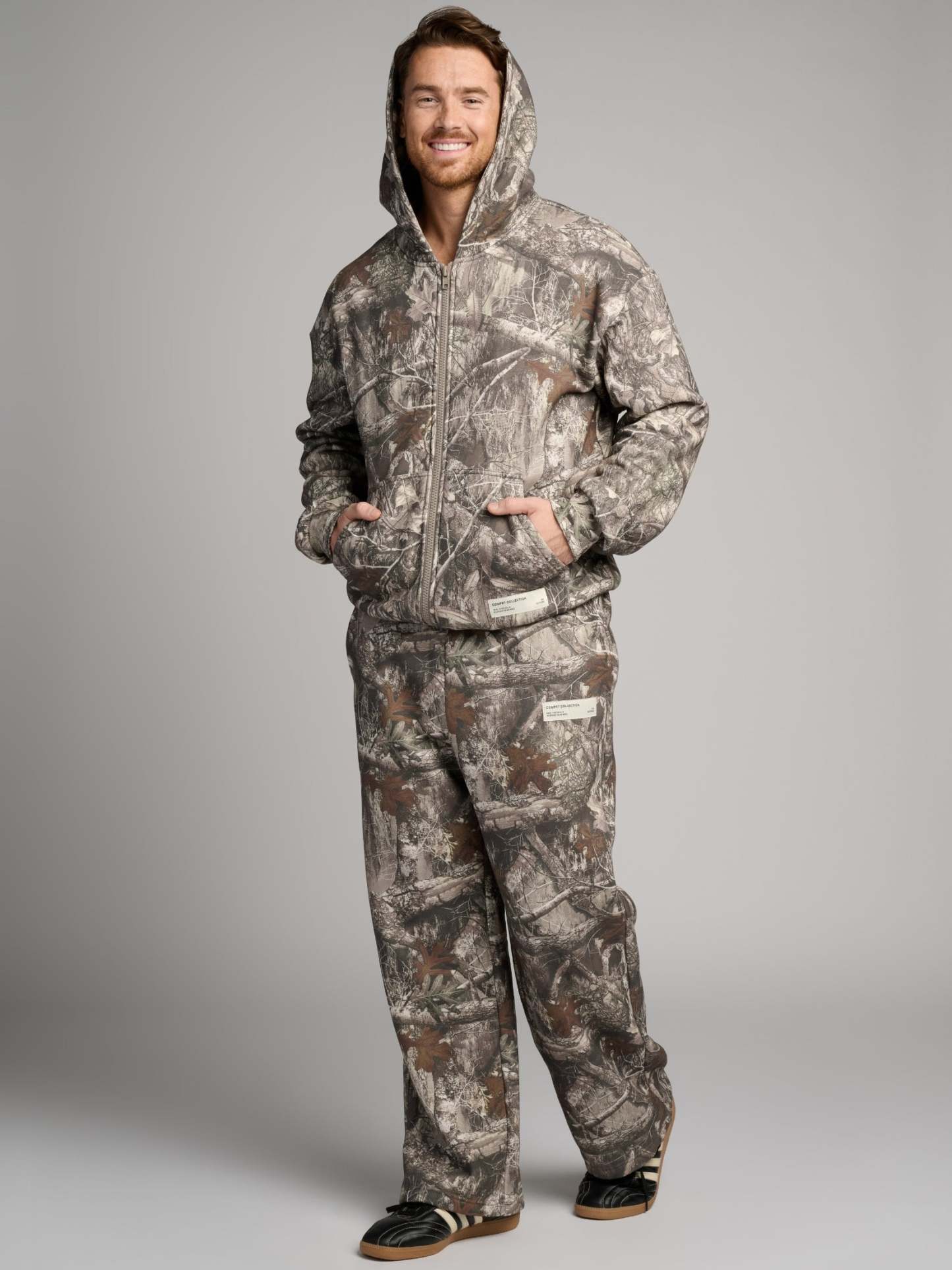 Camo Straight Leg Sweatpants|Streetwear Oversized Vintage Casual Wear-Coordom