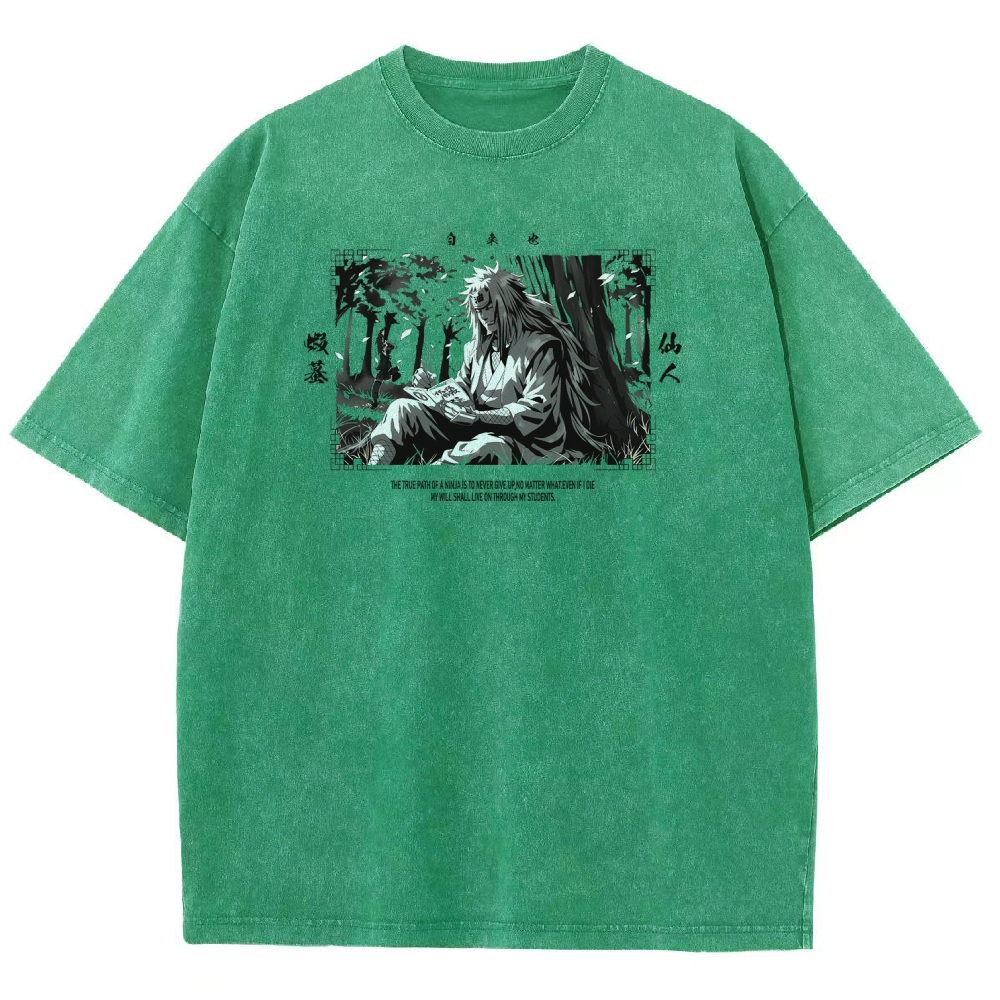 Jiraiya Unisex Fit Washed T-Shirt 2510008383-Coordom