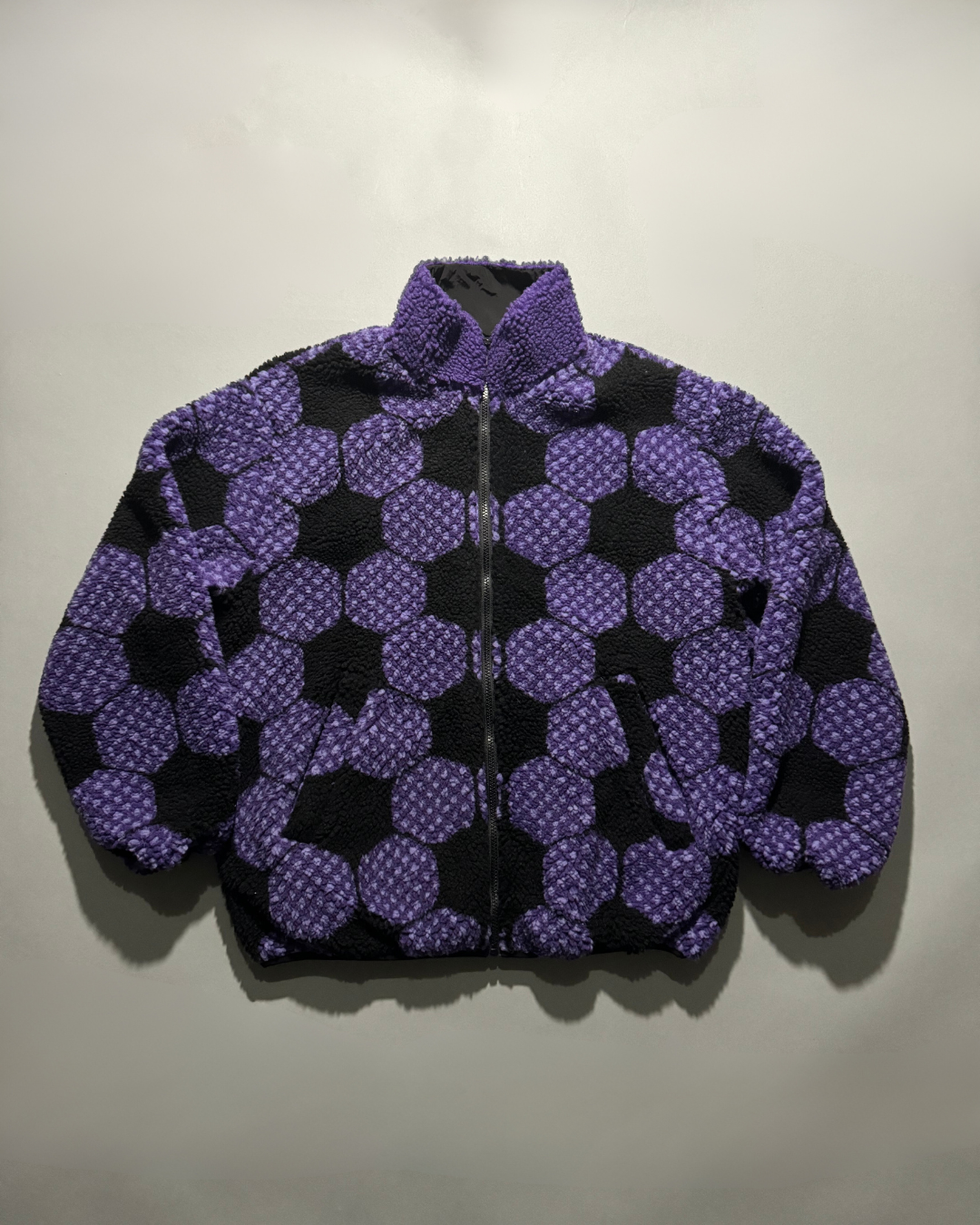 MOON REVERSIBLE SHERPA JACKET - Demon Slayer-Coordom