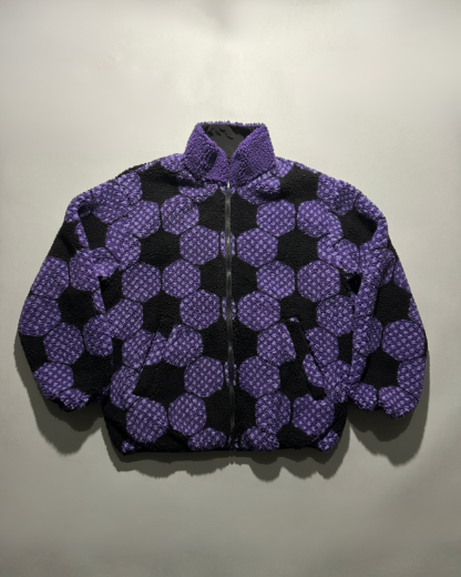 MOON REVERSIBLE SHERPA JACKET - Demon Slayer-Coordom