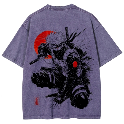 Naruto Unisex Fit Washed T-Shirt 2511024505-Coordom