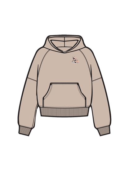 Hero's Path Hoodie Beige-Coordom