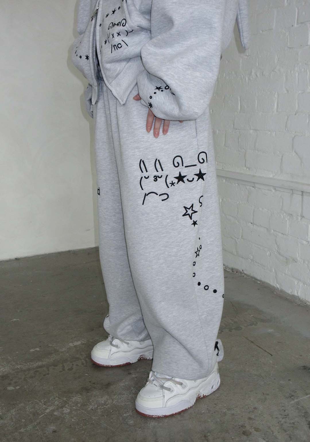 MALFUNCTION SWEATPANTS GREY MARL-Coordom