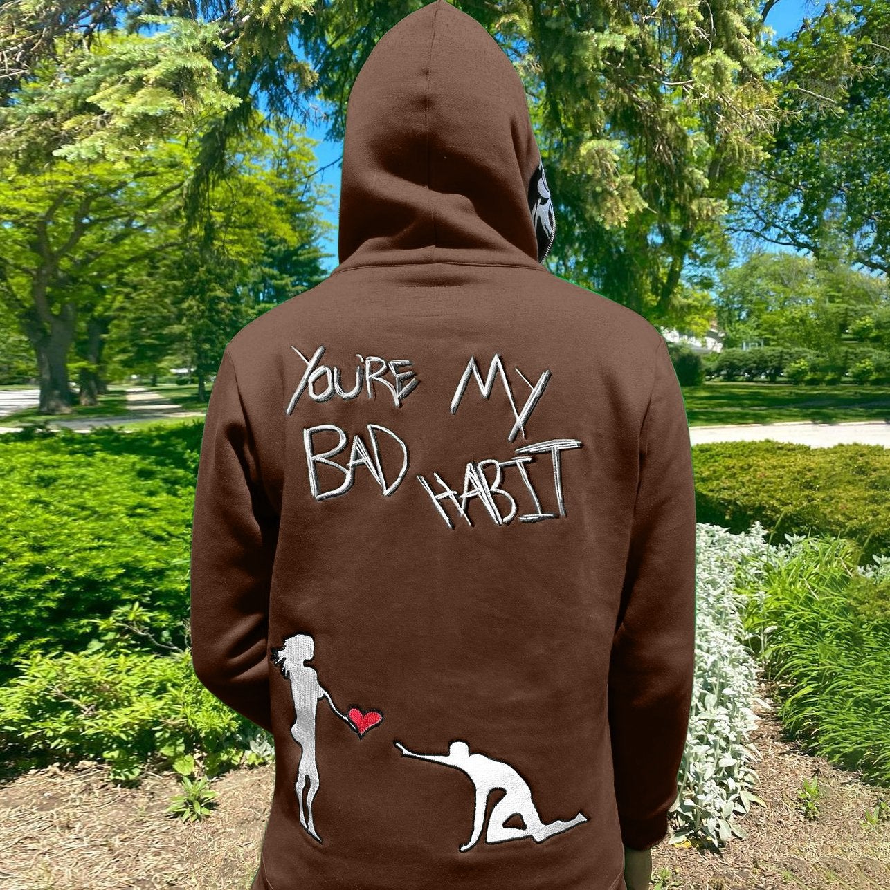 Fashion street style men's personality printed sweatshirt-Coordom