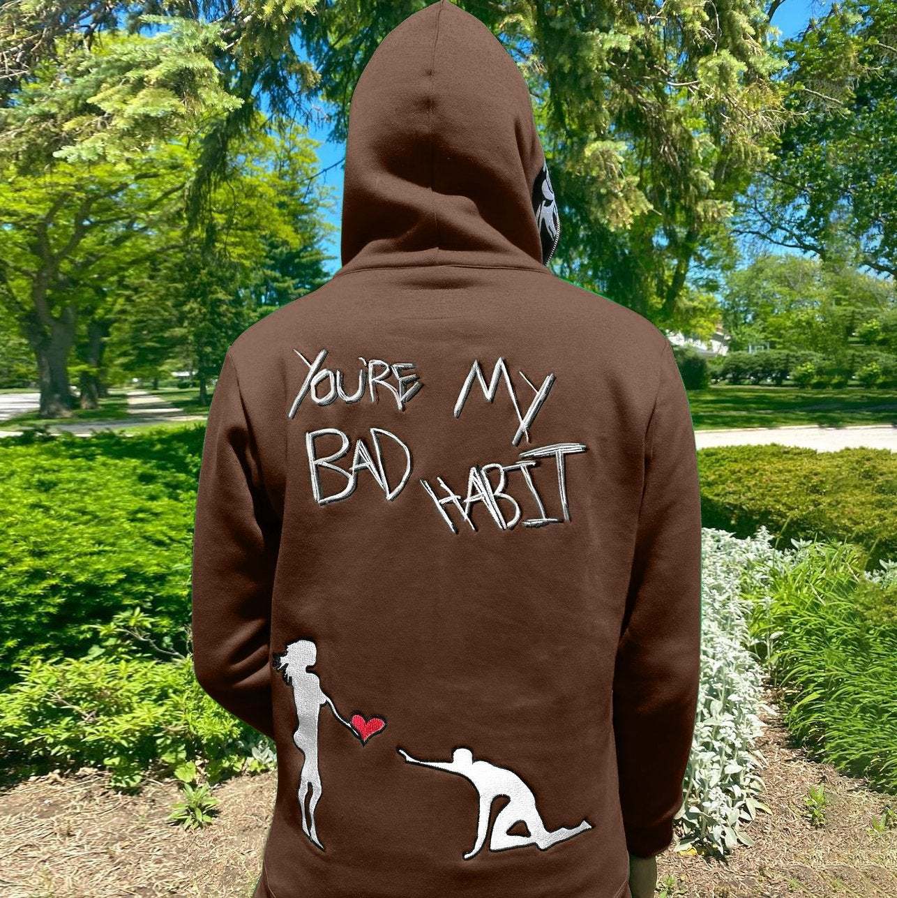 Fashion street style men's personality printed sweatshirt-Coordom