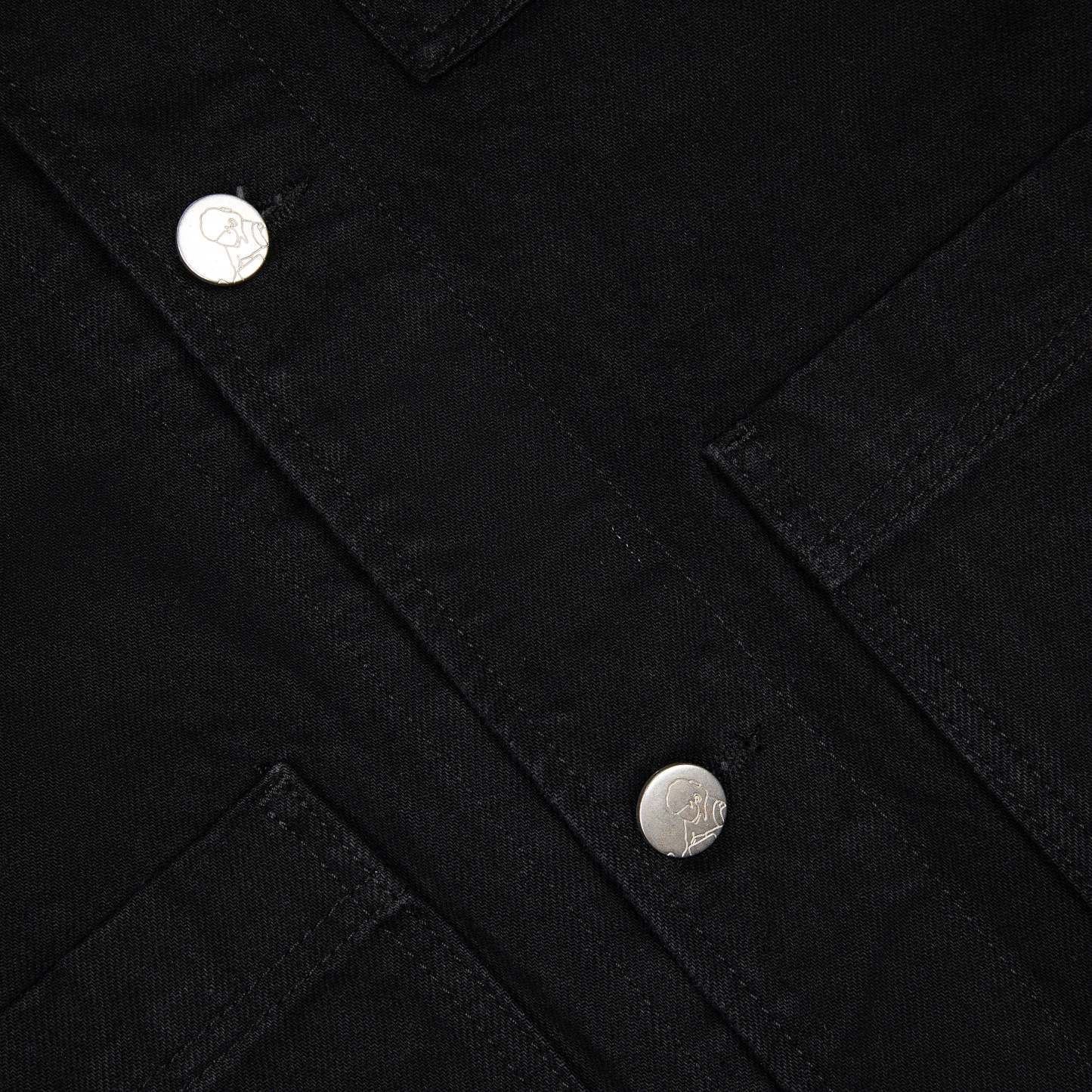 "yakuza" denim Jacket black-Coordom