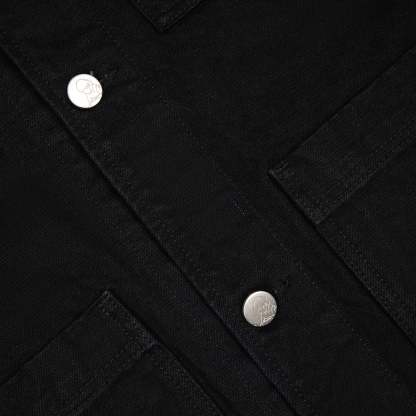 "yakuza" denim Jacket black-Coordom