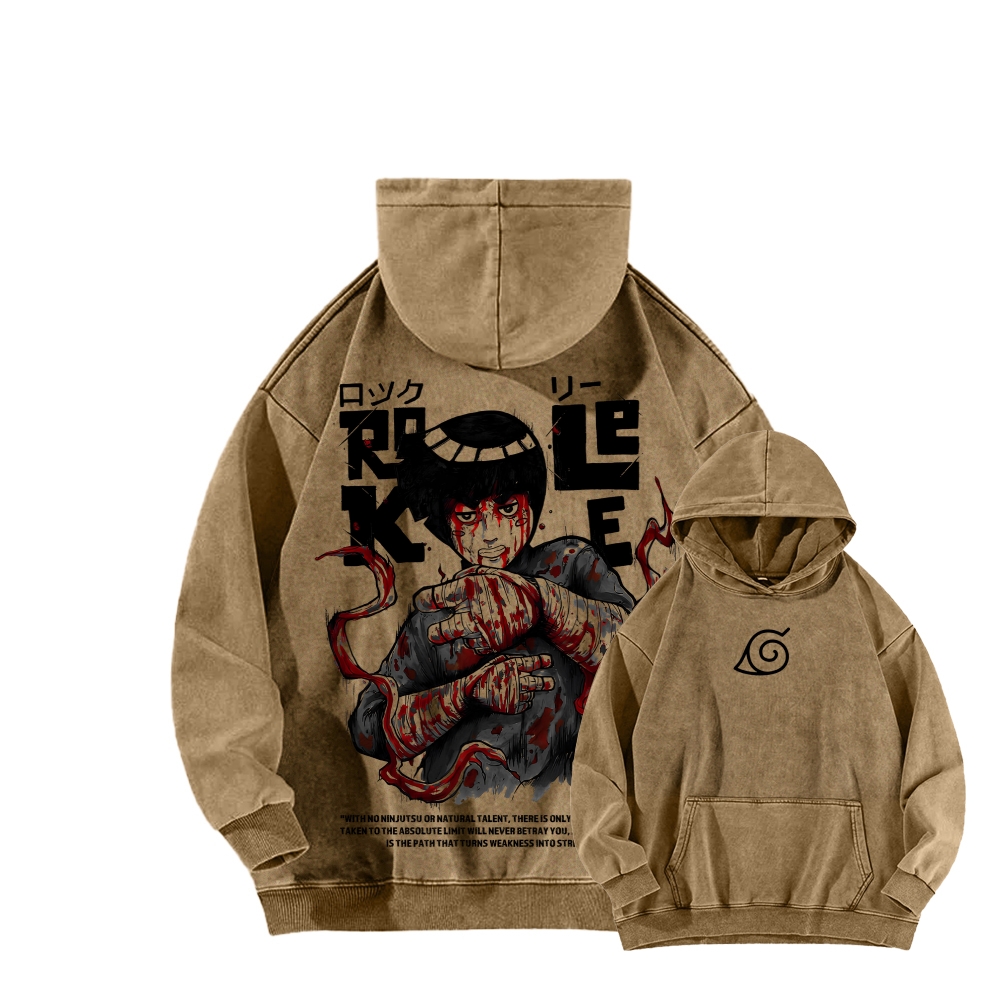 Naruto Unisex Washed Hoodie 2602007535-Coordom