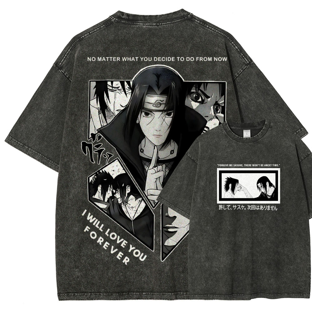 Naruto Unisex Fit Washed T-Shirt 2502003552-Coordom