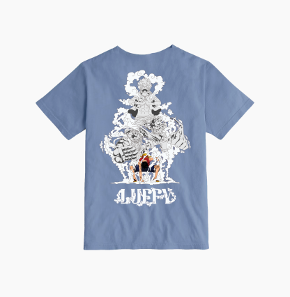 Straw Hat Washed Blue 2.0 Tee-Coordom