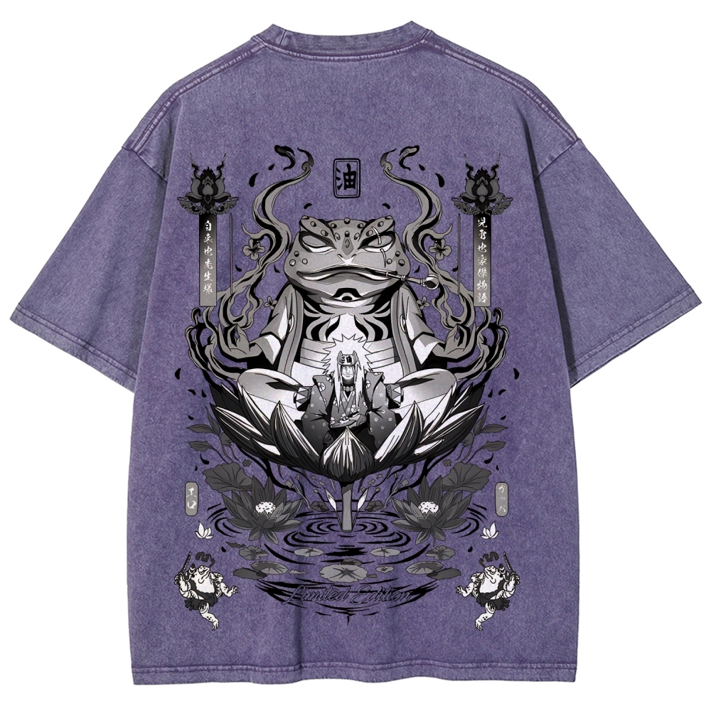 Jiraiya Unisex Fit Washed T-Shirt 2510008383-Coordom