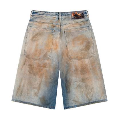 "lotus" Jorts mud wash-Coordom