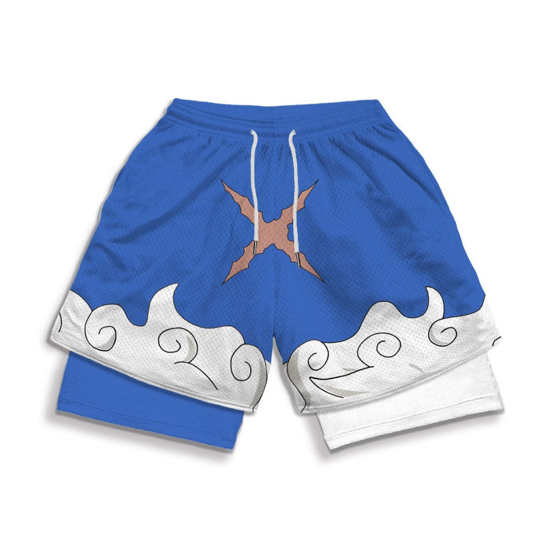 Luffy Gym Shorts-Coordom